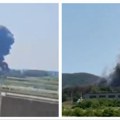 Srušio se vojni avion, oblak dima preriva nebo Evo kako izgleda zastrašujuća scena u Pohangu (video)