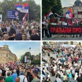 Protesti protiv blokada u 50 gradova u Srbiji, okupilo se 30.000 ljudi: Vijore se zastave, odzvanjaju pesme