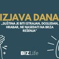 Izjava dana: „Suština je biti istrajan, dosledan, hrabar, ne nasedati na brza rešenja“