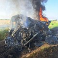 Kamiondžija živ izgoreo: Stravična fotografija sa mesta nesreće na putu Irig-Ruma