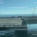 Prve slike štete na Krimskom mostu: Snimci pokazuju detalje nakon napada u kojem su poginule dve osobe (video, foto)
