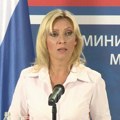 Zaharova: Zapad ucenio Srbiju da, šta god radila, ne sme da sarađuje sa Rusijom