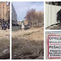 Gradske vlasti i izvođač radova na rekonstrukciji Trga Nikole Pašića zaboravili na bezbednost pešaka