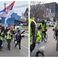 BLOG: Studenti na protest u Niš idu i peške i biciklima, blokada dva magistralna pravca u Novom Sadu