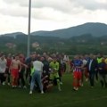 Opšta tuča na kraju utakmice omladinaca Spartaka iz Trnave i Slobode iz Užica
