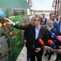 Vučić obilazi radove na mostu preko Dunava: Za dve i po godine završavamo ceo Fruškogorski koridor