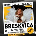 U subotu na terenu FRA pored Morave koncert Anđele Ignjatović Breskvice