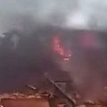 VIDEO: Izgorela garaža u velikom požaru u Beočinu, nije bilo povređenih