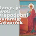 Pravoslavni vernici danas slave retku slavu – Sveti Prepodobni Avramije Zatvornik Sveti Prepodobni Avramije Zatvornik