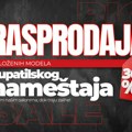 "Keramika Jovanović" organizuje rasprodaju izloženih modela kupatilskog nameštaja