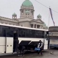 Dan posle protesta “Studenti koji žele da uče“ autobusima napuštaju Pionirski park (video)