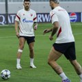 Arnautović prvi na treningu, Radonjić sa podvezanim kolenom