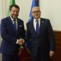 Sastanak ministara vučevića i salvinija: Odnosi između Srbije i Italije iskreni i prijateljski