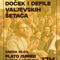 Doček i defile valjevskih šetača