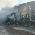 Požar u Kragujevcu: Izgorela radionica, eksplozije otežale gašenje