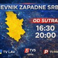 Kreće „Dnevnik zapadne Srbije”: Večeras u 20 časova