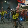 Studenti biciklisti i danas nose Ustav po Srbiji, stigli u Sremske Karlovce
