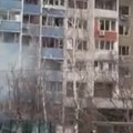 Prvi snimci masovnog ruskog raketnog napada u Kijevu odjeknulo nekoliko eksplozija (video)