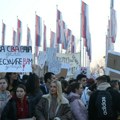 (UŽIVO) Blokada Mosta slobode se nastavlja, više od 200 beogradskih taksista oko 13 časova kreće u Novi Sad po studente