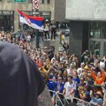 Ekskluzivne slike iz Denvera: Srpske zastave, ljudi sede na simsovima, spektakl na proslavi Jokićeve titule