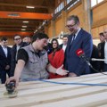 Vučić u obilasku fabrike Kolarević u Ćićevcu: Dajemo podršku domaćim proizvođačima