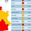 Počelo je! Rhmz idao više upozorenja na opasnost, goreće Beograd: Objavljena mapa za celu Srbiju