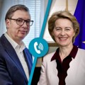 Vučić sa Fon der Lajen o situaciji na KiM, posebno na severu