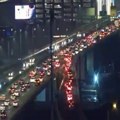 Lančani sudar na autoputu Beograd-Niš Udes u centru prestonice napravio saobraćajni krkljanac