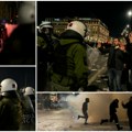 Napeto u Atini Žestok sukob policije i demonstranata na protestu zbog železničke nesreće