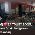 I leskovački biciklisti deo memorijalne ture “Od srce za Toše“: Čuvamo uspomenu na dobrog čoveka i velikog pevača