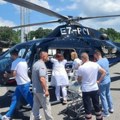 Hitna vazdušna evakuacija: Dečak (9) helikopterom prebačen za Beograd na Institut za majku i dete