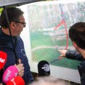 Predsednik Vučić obilazi najveće gradilište na Balkanu uprkos jakoj kiši: Expo u Srbiji teško da će neko dostići