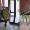 Dostavljač divljak razbija vrata! Čemu ovo? Otvara vrata zgrade na Dorćolu, a onda ih šutira i lomi staklo - pogledajte njegov…