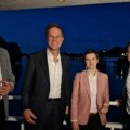 Razgovori o "EXPO2027": Predsednik i premijerka pokazali Ruteu i Betelu srpsku prestonicu sa vode (foto)