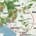 Mapa pokazuje koji deo Srbije je prvi na udaru nevremena Oluja stiže sa zapada, kreće se ogromnom brzinom!