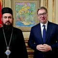 Predsednik Vučić se u Parizu sastao sa episkopom Justinom: Razgovarali o zajedničkom delovanju crkve i države na okupljanju…