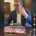 "Ne znam, ljudi, jeste li primetili..." Hit-snimak! Vučić popunjava album sa sličicama za EURO 2024 i ne skriva želju…