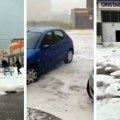 Novi snimci apokalipse u Španiji: Valensija ponovo na udaru! Superćelijska oluja prekrila ulice debelim slojem leda