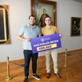 BEZ KULTURE NEMA USPEHA NI U SPORTU: Uroš Stevanović i Fondacija Mozzart u poseti Gradskom muzeju u Vršcu