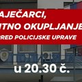 Zaječarci u blokadi pozvali na hitno okupljanje ispred PU Zaječar večeras u 20:30 zbog hapšenja studenta iz Zaječara