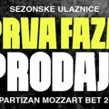 Partizan: Obnova sezonskih ulaznica od sutra i na šalteru Beogradske arene