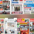 Naslovne strane sutrašnjih novina: Prelistavanje štampe za subotu, 15. avgust 2026. godine