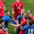 Masovna tuča na prijateljskom meču Srbije i Rusije, "sevale" pesnice i hvatanje za vrat