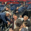 Igor Duljaj u areni: Smenjeni trener fudbalskog kluba Partizan pruža podršku košarkašima! (video)