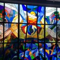 FOTO: Završena restauracija vitraža "Otpor" na Muzeju savremene umetnosti Vojvodine