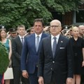Premijer Vučević položio venac na novootkriveni spomenik Milunki Savić u Beogradu