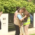 Studenti i srednjoškolci iz Bogatića su nastavlili pešačenje prema Loznici
