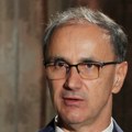 Predsednik Vlade Srbije Đuro Macut danas u Sremskim Karlovcima na obeležavanju Dana sećanja na stradale i prognane u "Oluji"