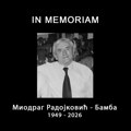 Preminuo Miodrag Radojković Bamba, istaknuti trener i pedagog