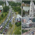 Gužve u Beogradu: Saobraćajni kolaps na više lokacija, mokri kolovozi, automobili stoje u mestu